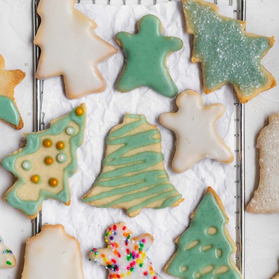 Almond Flour Cut Out Sugar Cookies