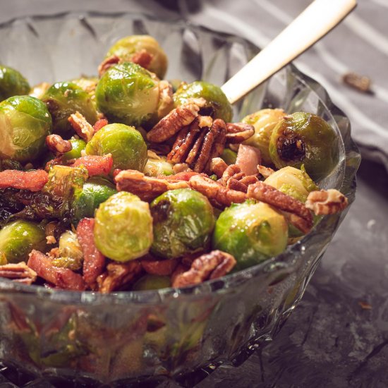 Brussels sprouts with bacon