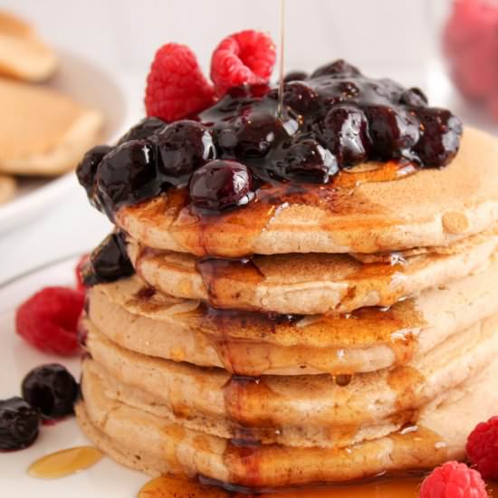 Oat Flour Pancakes