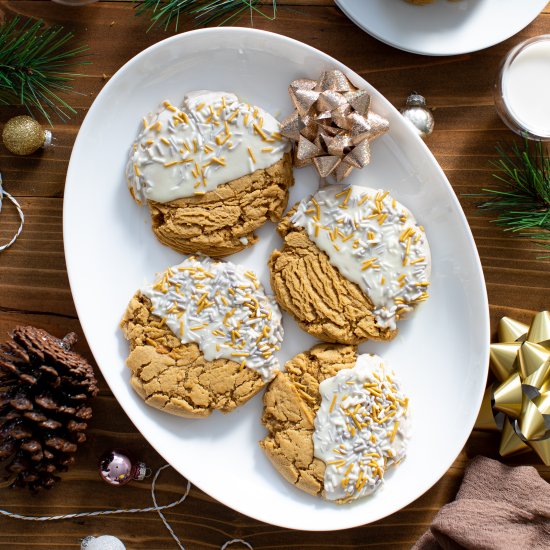 Soft + Chewy Gingerbread Cookies