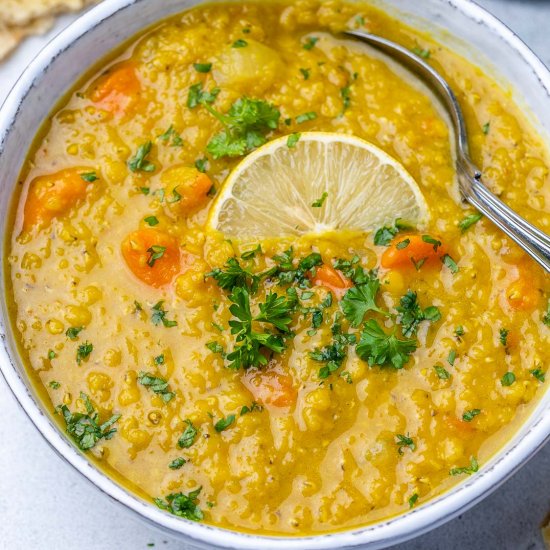 MIDDLE EASTERN RED LENTIL SOUP