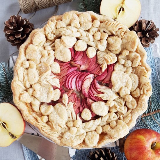 Flaky All-Butter Crust Apple Pie