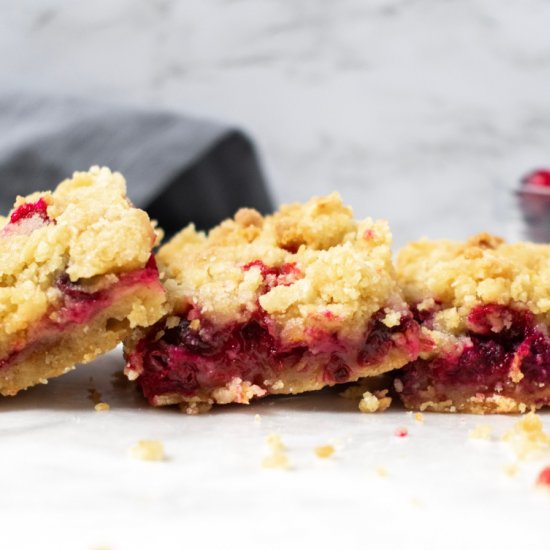 Cranberry Shortbread Bars