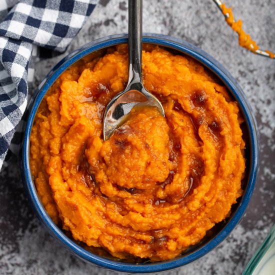 Brown Sugar Mashed Sweet Potatoes