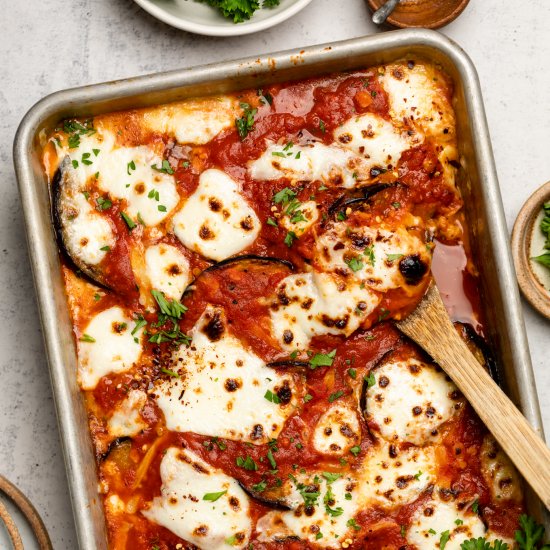 Healthy Eggplant Parmesan