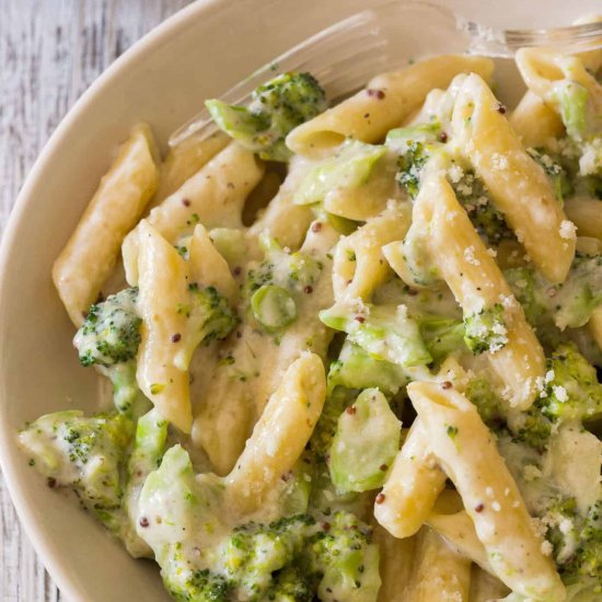 Penne Rigate With Broccoli & Cheese