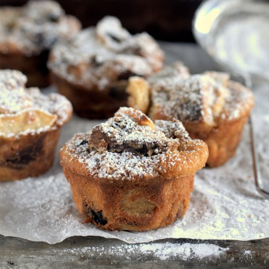 bread pudding muffins