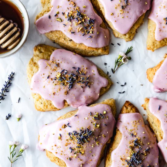 Honey Lavender Scones