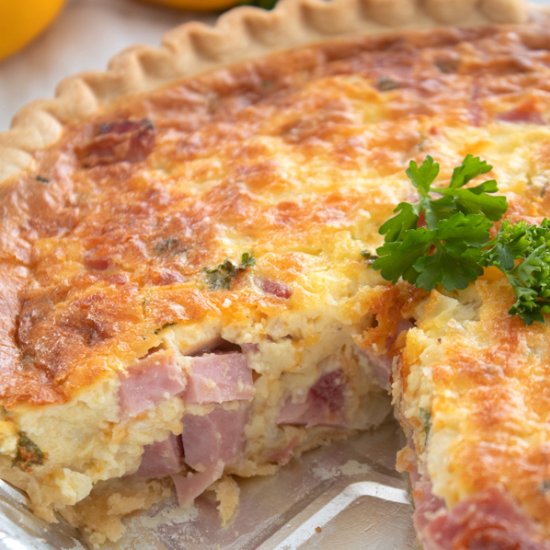 Ham and Cheese Quiche