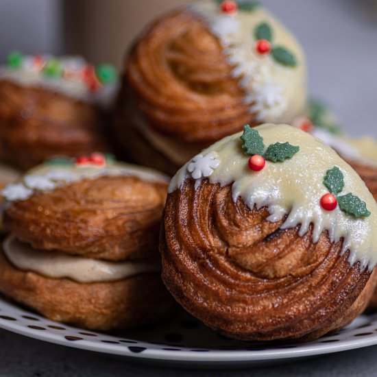 Churros Cookies with Boozy Creme