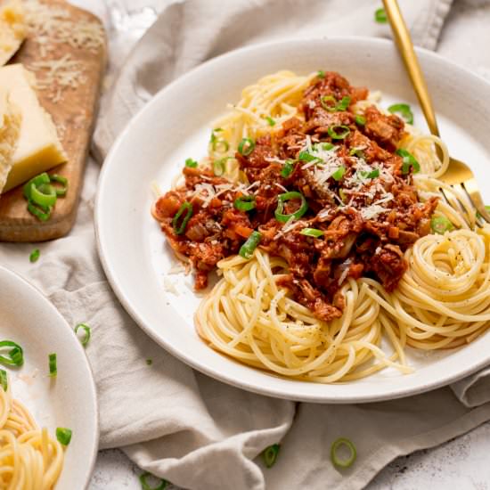 Leftover Turkey Bolognese