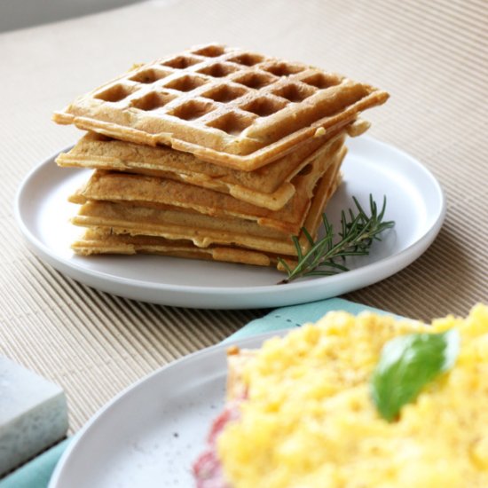 Savoury Buttermilk Waffles