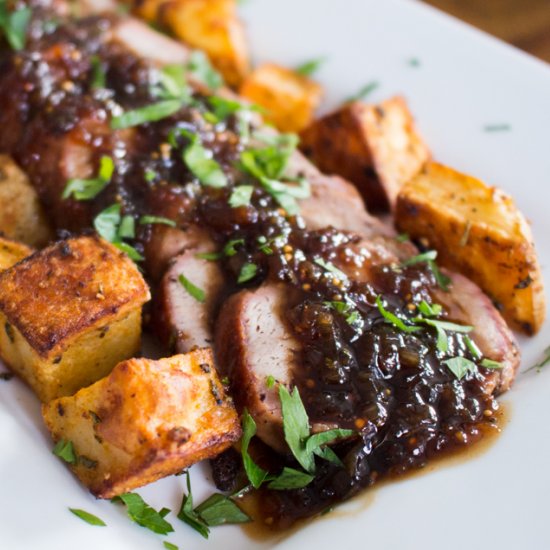 Balsamic & Fig Pork Loin