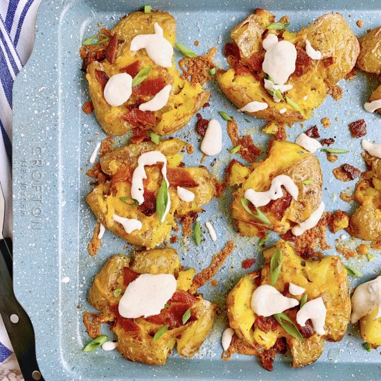 Loaded Smashed Potatoes