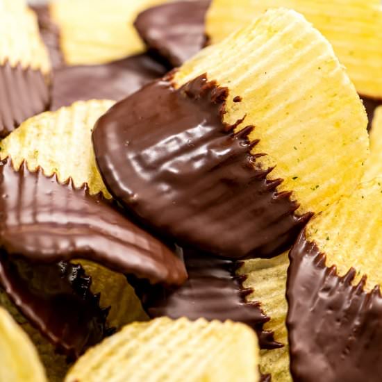 Chocolate Covered Potato Chips