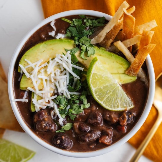 mexican black bean soup