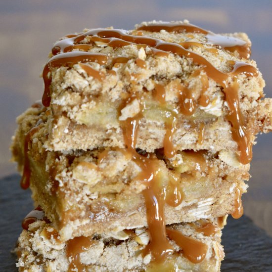 Fresh Apple Caramel Squares