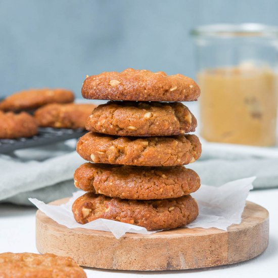 Flourless Peanut Butter Cookies