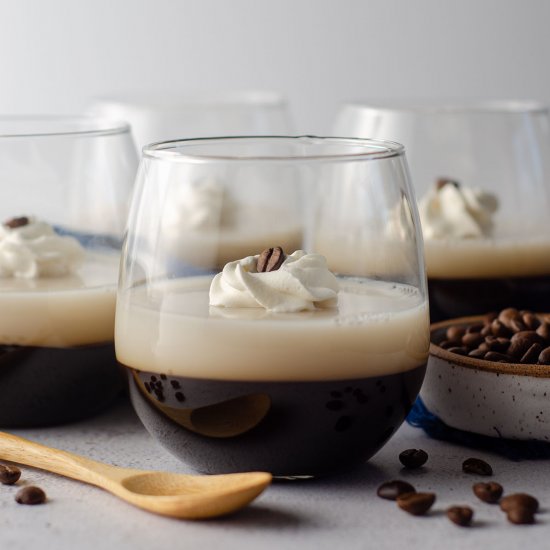 coffee jello parfaits