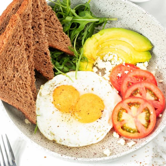 Five Minute Sunny Side up Eggs