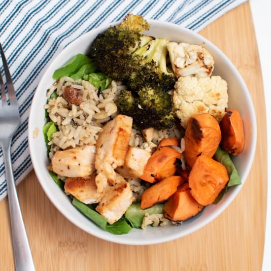 Healthy Chicken Buddha Bowl