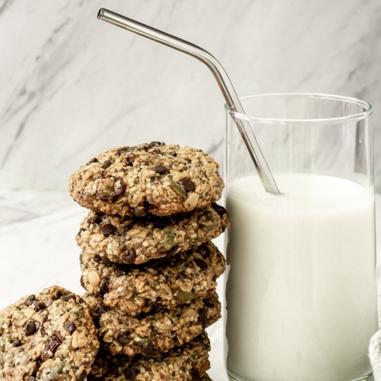 Healthy Vegan Breakfast Cookies