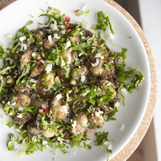 Oysters with salted black beans