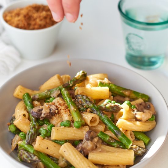 Creamy Vegan Mushroom Pasta