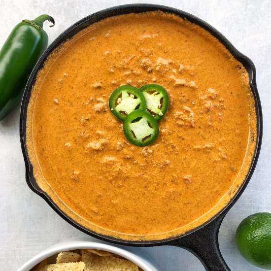 Vegan Skillet Queso Dip