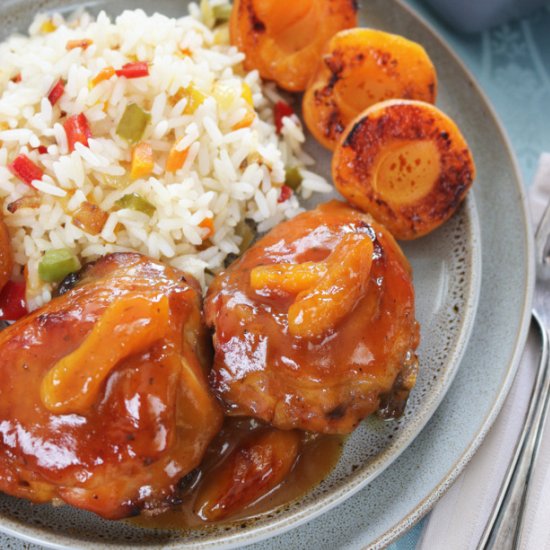 Apricot Chicken, Retro Style