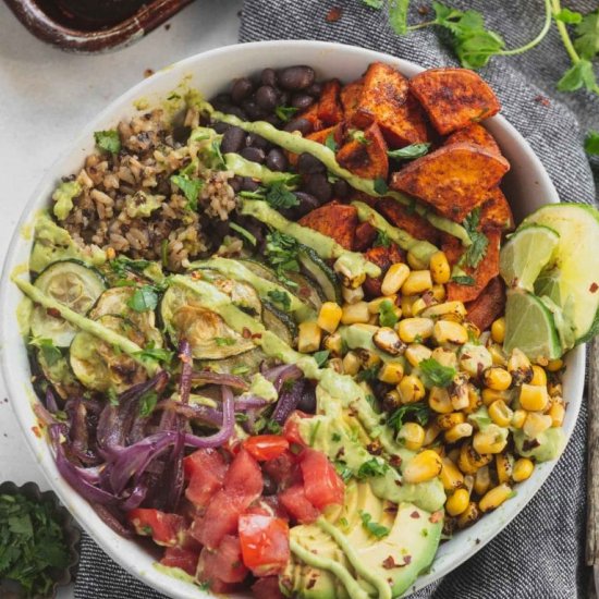 Plant Based Vegan Burrito Bowls