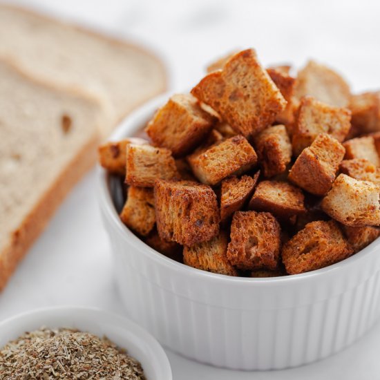 Keto Air Fryer Croutons