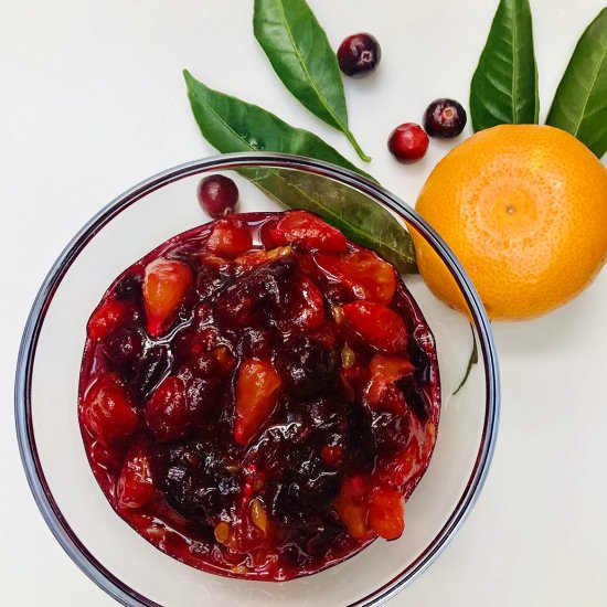 Simple Cranberry Orange Sauce