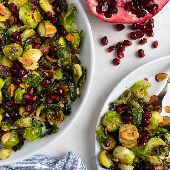 Brussels Sprouts w/ Pomegranate