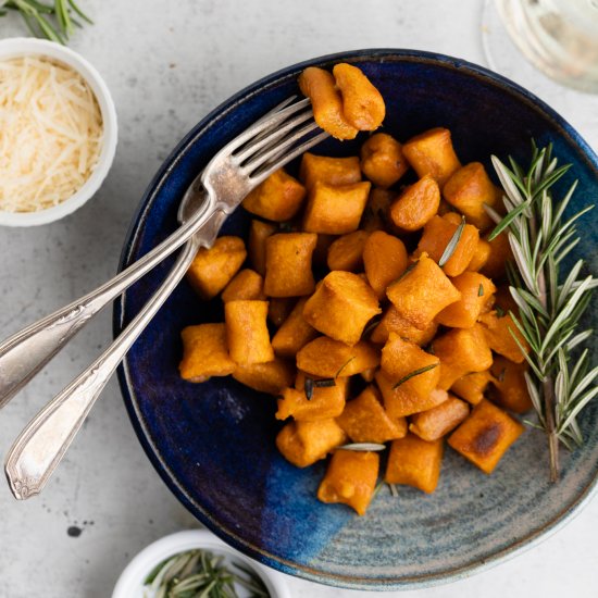 Gluten Free Sweet Potato Gnocchi