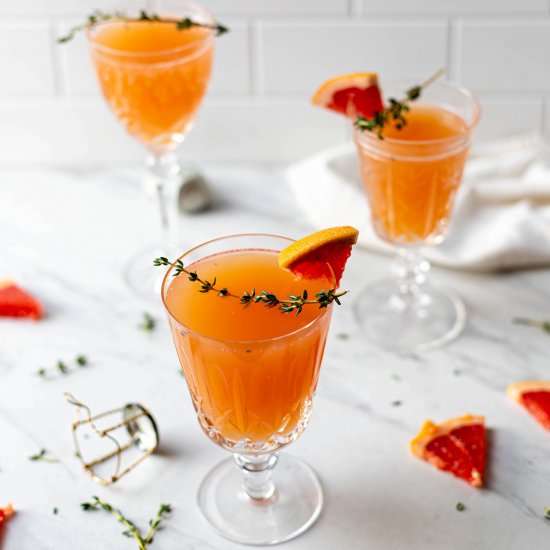 Grapefruit Mimosas