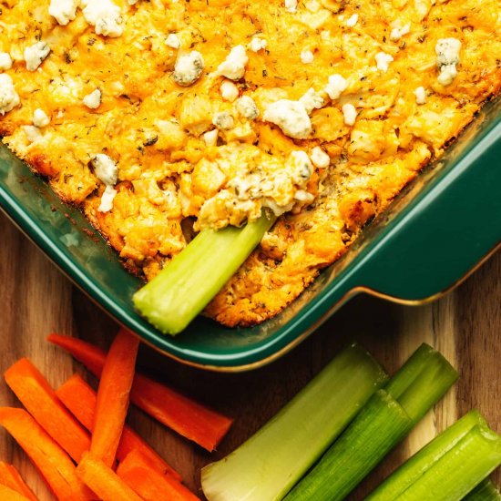 Keto Buffalo Chicken Dip