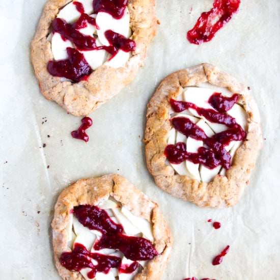 Mini Cranberry Apple Galettes