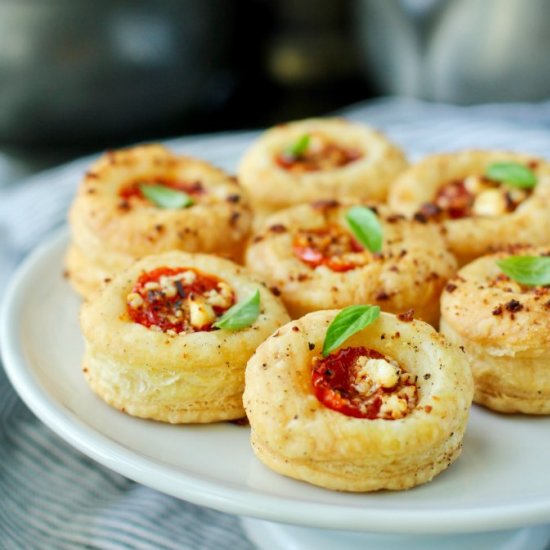 Puff Pastry Tomato Pizzettes