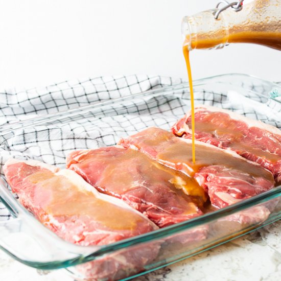 4-Ingredient Balsamic Marinade