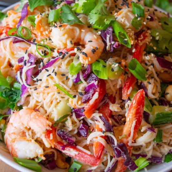 Thai Shrimp Noodle Salad