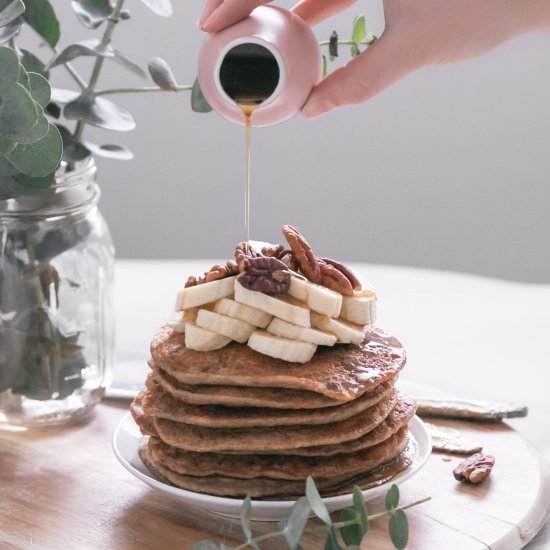 Gluten Free Banana Pancakes