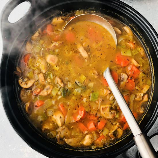 Vegetable Farro Soup