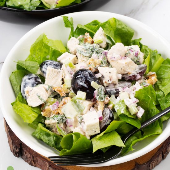 Healthy Waldorf Chicken Salad