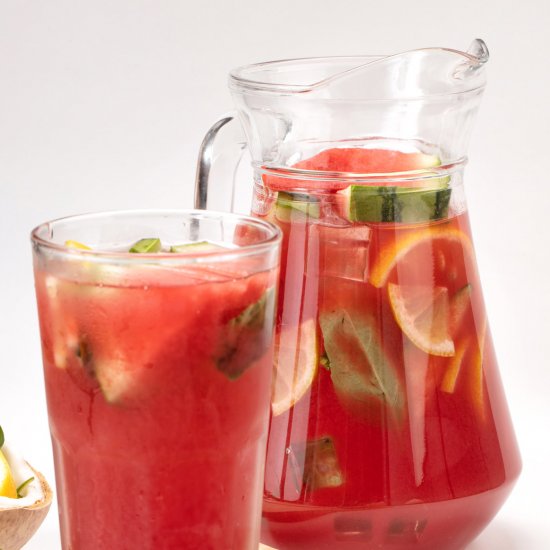 Delicious Watermelon Jungle Juice