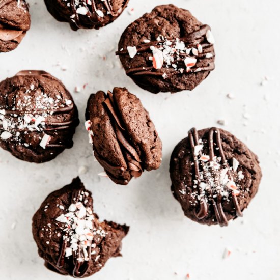 Chocolate Ganache Sandwich Cookies