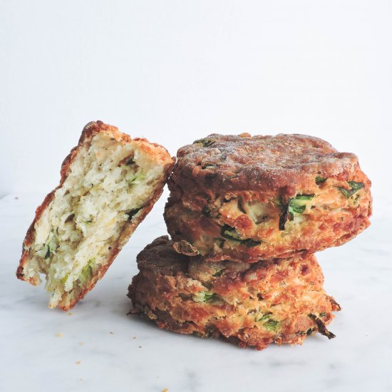 Parmesan Green Onion Biscuits