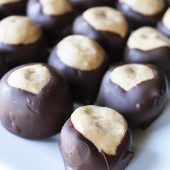 Chocolate Peanut Butter Buckeyes