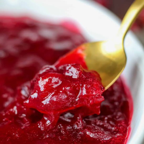 Homemade Cranberry Sauce