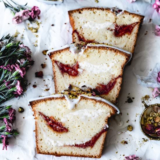 Guava and Cream Cheese Loaf Cake